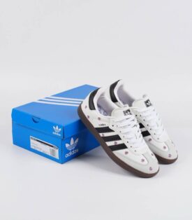 Adidas Samba OG White Floral Embroidery