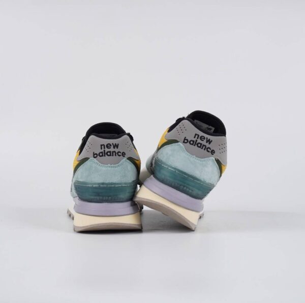 New Balance 574 Legacy Stone Island Light Green - Gambar 5