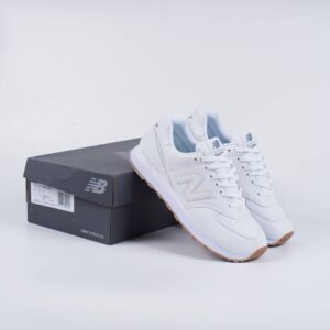 New Balance 574 Leather White Gum