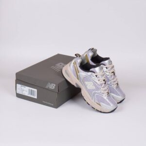 New balance 530 white silver metallic moonbeam